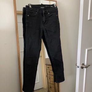 Black banana republic premium denim mid rise